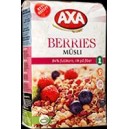 Berries müsli 84% fullkorn 600g Axa