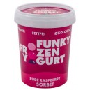 Rude raspberry sorbet glutenfri laktosefri økologisk 0,5L Funky Frozen Yogurt