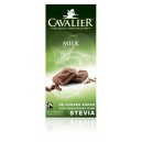 Melkesjokolade sukkerfri m/Stevia 85g Cavalier